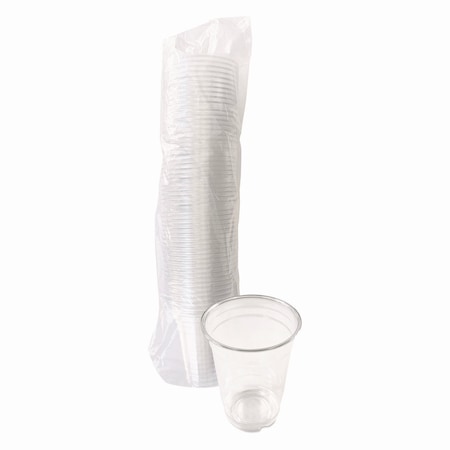 Boardwalk Clear Plastic PET Cups, 14 oz, 50PK BWKPET14PK